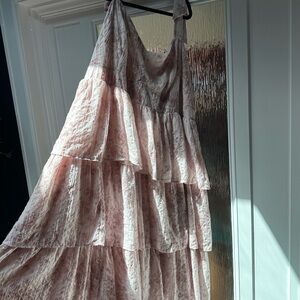 Torrid Blush Pink Smocked Dress